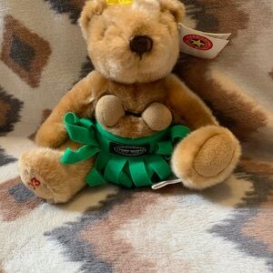 Trump Marina Sherri Teddy Bear 10" plush w/Tag 2003 wearing Hawaiian Outfit